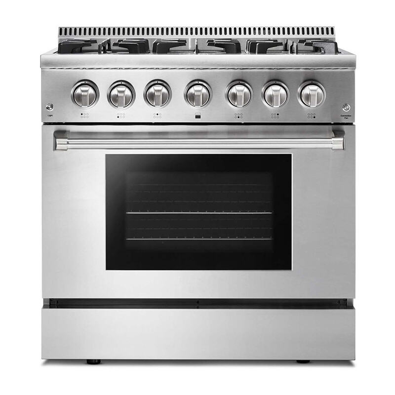 HO-RD3606U-HY 36 inch freestanding dual fuel range