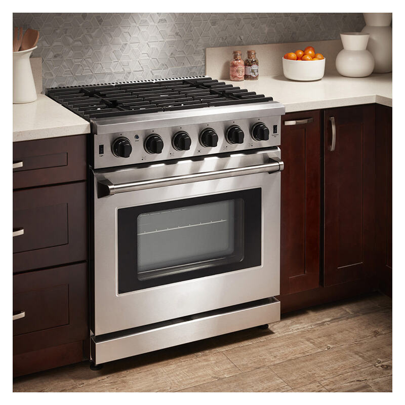 Hyxion LRG3001U 30" Gas Range in Silver Stainless