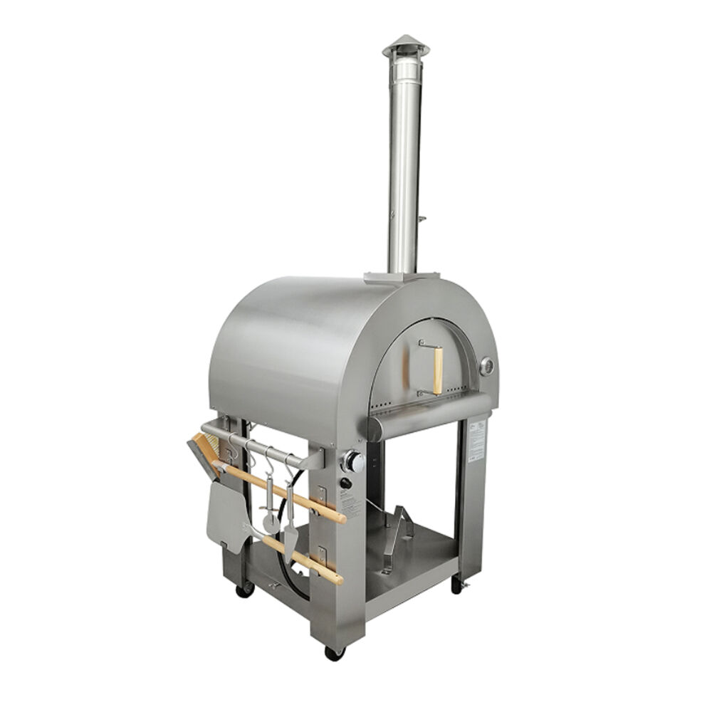 HPO03SH Outdoor Gas & Wood Fired Pizza Oven